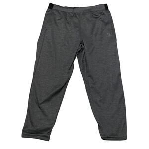 AND1 Fleece Sweatpants Basketball Training Athletic Gym Gray Men's 2XL XXL